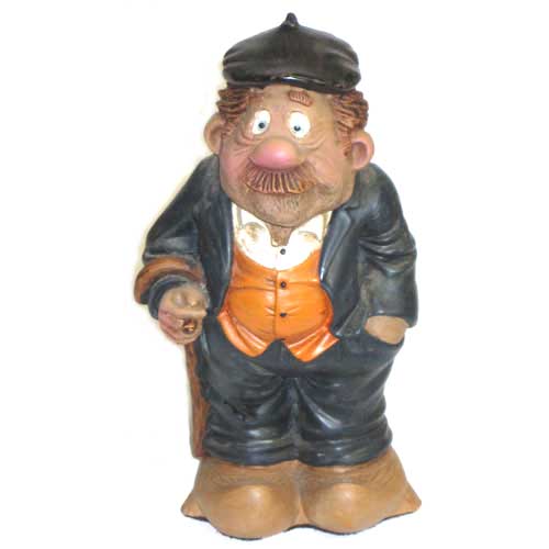 Imagen figura Xuanon cerámica pintada a mano